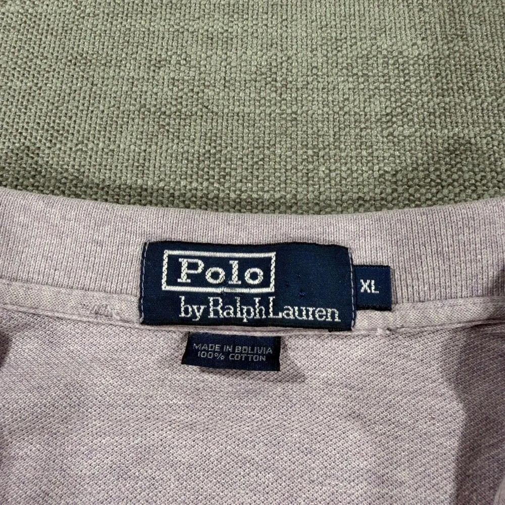 Polo Ralph Lauren Polo Shirt Mens XL‎ Purple Excellent Short Sleeve Cotton Logo